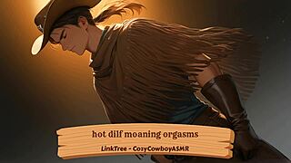 Hot dilf moans loudly during intense orgasms with his boyfriend