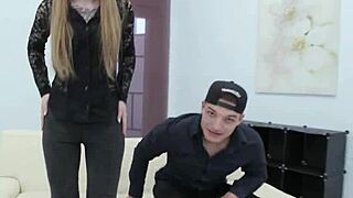 In this cuckold story, housewife jaclyn jordan is fucked by young men while her husband watches, ending with cum in mouth