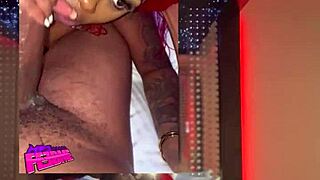 Who Eats Creampie In Redhead Threesome?