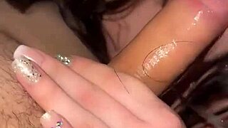 Sloppy wet blowjob on monster cock before work 😘