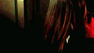 Blue-Eyed Student Sucks Big Cock at Gloryhole in Cosplay Outfit