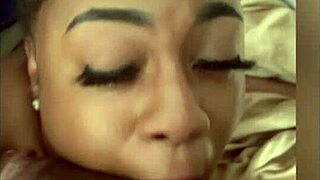 i saw this ebony couple bent over fucking doggystyle on the couch