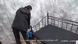 Exceptional czech teen 18+ie gets seduced in the shopping centre and drilled in pov