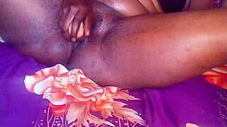 Queensandypussy Fucks Her Dildo With Ass And Boobs In Doggy