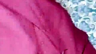 Big Ass Desi Wife Bathes In Pool