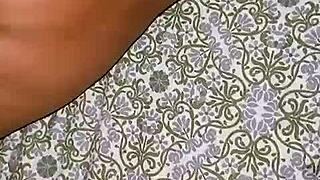 Big Ass Desi Wife Bathes In Pool