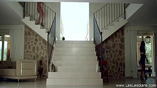 Lesbian Cougar Lust Overwhelms Blonde Brunette Milf Masturbation with Toys.