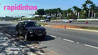 Can Lina Nakamura Handle John Coffee's BBC In The Street Without Condom?