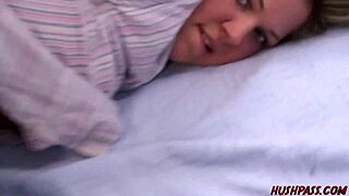 Bubble butt Renee bends over for monster cock railing in cowgirl position