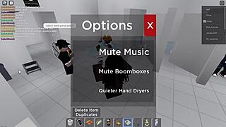 Two people getting fucked in Roblox and public restroom