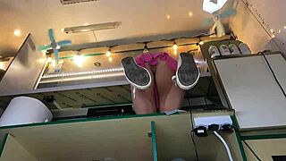 Sweet Exhibitionist Teen 18+ Feels Thrilled Working Without Panties At The Office