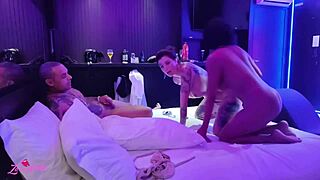 Beautiful Curvy Brazilian Wife Explores Bisexual Desires In Motel With Big Clit And Tits