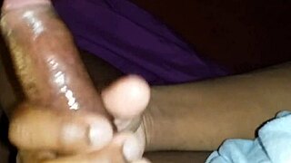 I cum after jerking my sexy black dick pov 💦