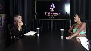 client wanted to hit her, so she tried anal sex with two cocks in her ass, fulfilling her curiosity and fetish.