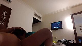 I Fucked My Girlfriend's Mouth in the Hotel Room with Lesbian Illusion Girls