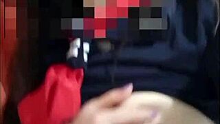 Look at this cute latina babe flashing her small tits?