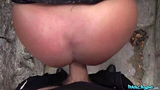 italian babe martina smeraldi gets bent over for big cock outside