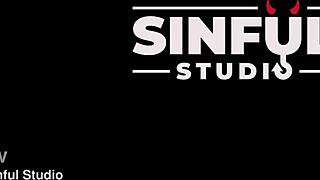 Busty Lola Bredly's intense ass encounter with Robien Gun.