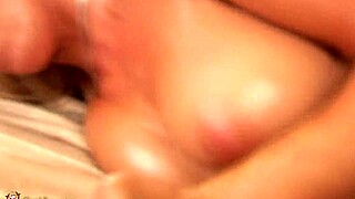 Wild Oiled Fuck Lesson With Busty Stepsis Licking Big Natural Tits