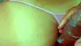 Big round ass Latina girl rides big cock in POV