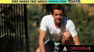 DEVILS FILM - GORGEOUS MILF LUNA STAR SQUIRTS EVERYWHERE WHILE GETTING FUCKED OUTSIDE.