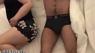 shared bed with my hot roommate, damn!