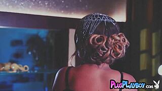 Wow, amazing big ass teen Sky Bri poses naked in sexy lingerie!