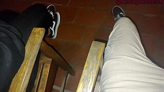 Best Friend Swallows My Dick On Balcony! Neighbor Almost Catches!