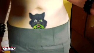 i watch inked cutie marcie dildo fuck her horny twat in lingerie and squirt