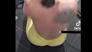 Nicole Medallo sweats at the gym to please men with her body