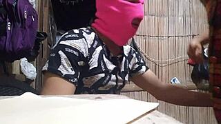 my university classmate visits my countryside house, i saw him very muscular and we talked about old times