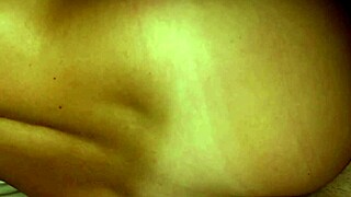 the couple engages in passionate sex focusing on her sexy ass until they reach the end