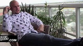 Goldie Rush's Shaved Pussy Fucked By Jmac's Monster Cock