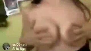 italian threesome with big tits and european charm