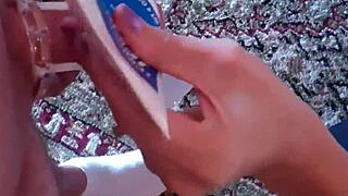 putting you in chastity device for weeks of denial