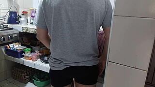 Fat Latina Fuck Doll Provokes In Kitchen While Husband Rests