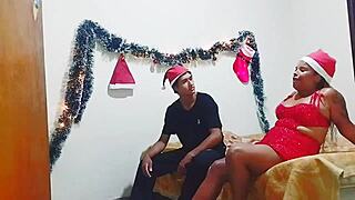 I invited the tenant to christmas dinner and we fucked a lot