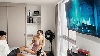 busty latina alicia trece in public with a stranger