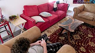 Holy shit, religious stepmom takes son's cock in anal!