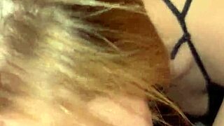 Sloppy facefuck with the blonde teen, choking and spitting?