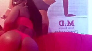 sensualizing for my fans with ebony teen 18+ moves