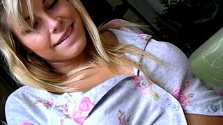 I'm smoking a cigarette while teasing in hot panties and heels