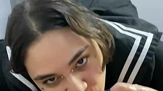 fat schoolgirl whore fucking her classmate in homemade video 😏