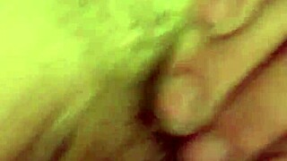 Watch this petite girlfriend playing with her hairy pussy just for some cash?