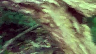 Blonde Cutie Swallows Deepthroat In Public Woods Interracial Adventure