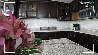 Nanny gets caught performing for her audience