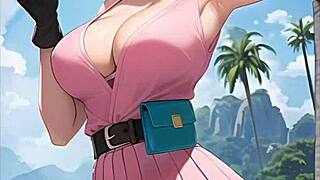 bulma in a hot european solo scene