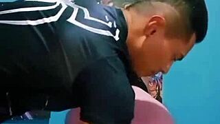 I felt the passion fucking my stepsister in the gym