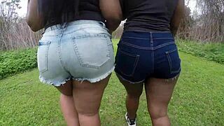 i lick ambitious booty's ass and baby cherokee's pussy