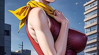 bulma in a hot european solo scene